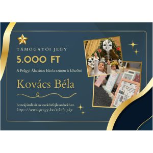 Támogatói jegy 5000 Forint értékben