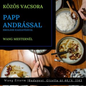 Vacsora Papp Andrással